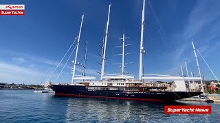 Reason Jeff Bezos' Superyacht in in the Shipyard? | SY Clips