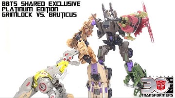 Video Review of the Platinum Edition: Grimlock vs. Bruticus