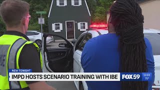 IMPD hosts scenario-based training for Indiana Black Expo members