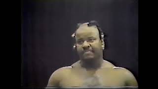 Iceman King Parsons vs Harley Race - NWA World Title 10/7/83  WCCW