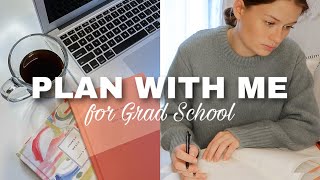 PLAN WITH ME: How I Plan For Grad School + Getting Organized (w/ The New 2021 Papier Planner)