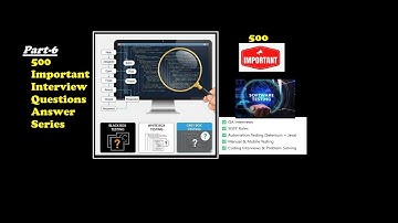 #6 Top  500 Software Testing & SDLC Interview Questions Exploratory Testing, SDLC, DB Testing & More