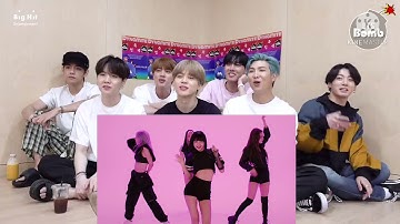 BTS reaction to BLACKPINK - 