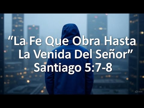 Culto Dominical - La Fe que obra hasta la venida del Señor - Noviembre 2, 2025