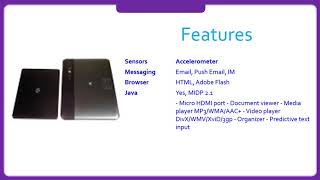 BlackBerry Playbook Wimax Specification