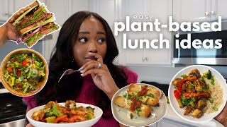 beginner-friendly plant-based lunch ideas + grocery haul | what i eat in a week | sweet greens vegan