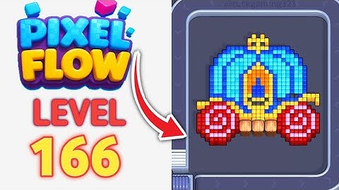 Pixel Flow Level 166 Walkthrough