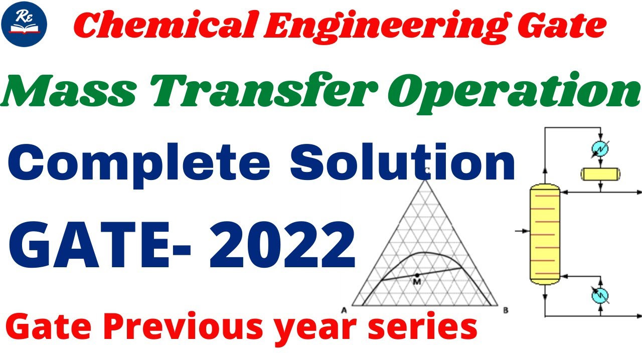 Mass Transfer GATE Previous Year Solution 2022 | Chemical Engineering Gate| MTO | Ranjan e Institute