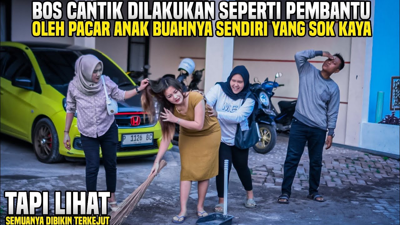 BOS CANTIK DIPERLAKUKAN SEPERTI PEMBANTU OLEH PACAR ANAK BUAH NYA SENDIRI!! Tapi semua syok..