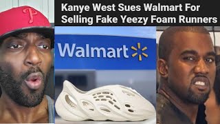 Kanye West Sues Walmart For Selling Fake Knockoff Yeezy Foam Runner