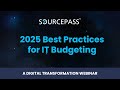 IT Budgeting for 2025 | A Digital Transformation Webinar by Sourcepass