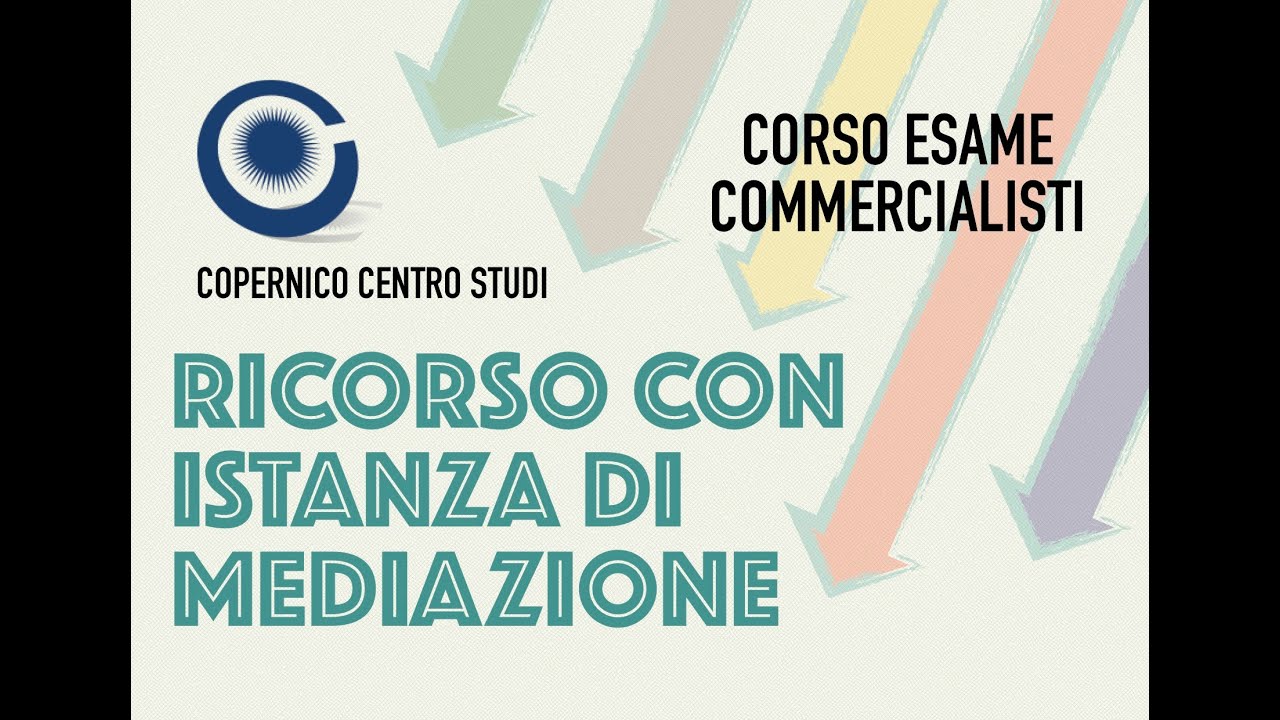 Esame Commercialista - ricorso con istanza di mediazione