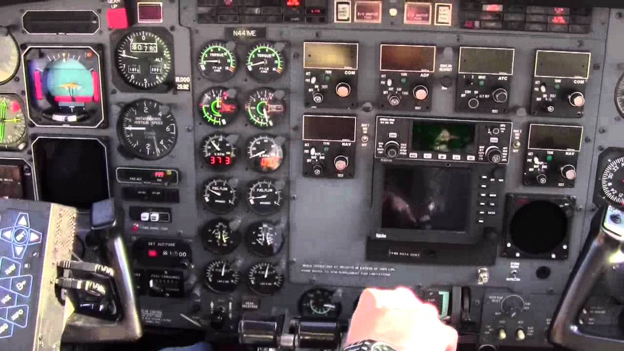 Flying a Twin Propjet Part 1