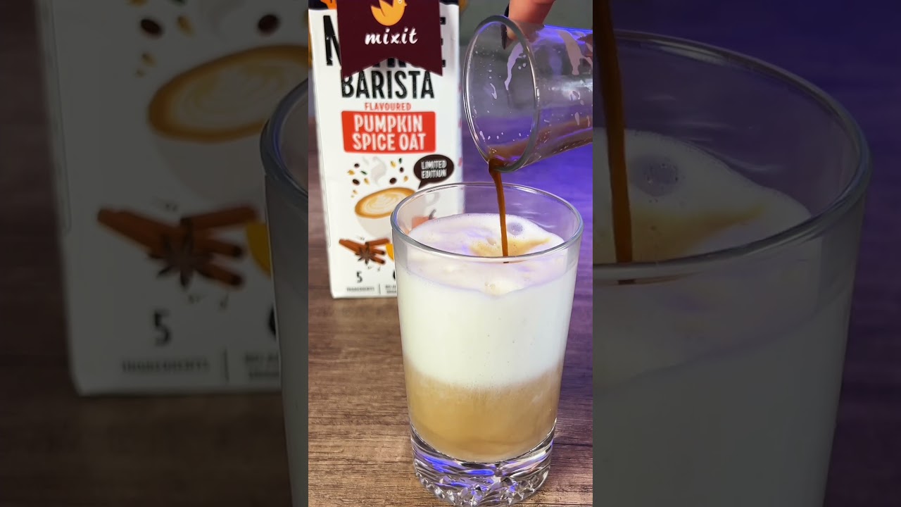 Prvý rastlinný nápoj na Mixit s chuťou Pumpkin Spice 🌱