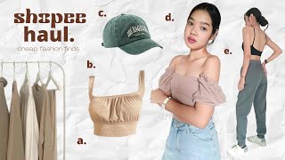 8.8 SALE SHOPEE TRY-ON HAUL (BASIC AND AFFORDABLE) 🇵🇭 | ALEXIS FAYE
