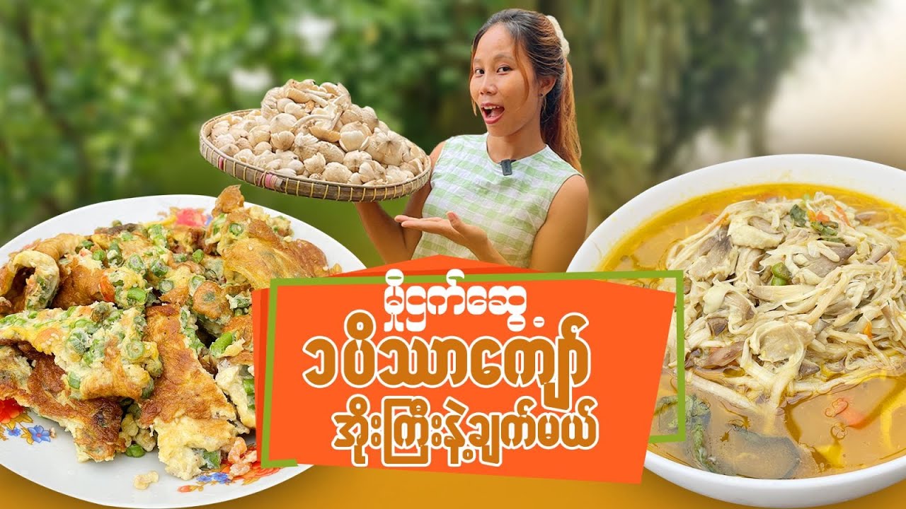 ငှက်စို့မှိုကို ၃ပိဿာ လောက်ချက်စားမယ်