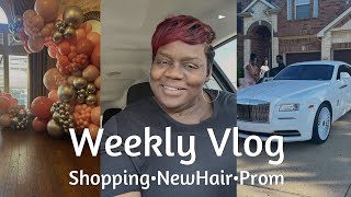 BUSY VLOG|RELAXING MY NATURAL HAIR|HAIR LOSS|SALON DAY #shopping #hair #weeklyvlog