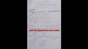 mathematical method SM Yusuf notes of important theorem