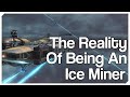 Eve online  the reality of being an ice miner