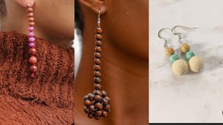 DIY BEADED EARRINGS|| HOW TO MAKE BEADED EARRINGS