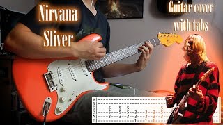 Nirvana - Sliver - Guitar cover with tabs