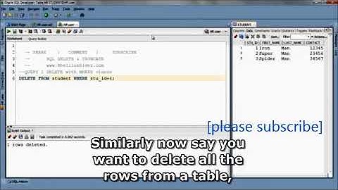 SQL tutorial 35  DELETE and TRUNCATE how to delete data from a table computer tips and triks pro
