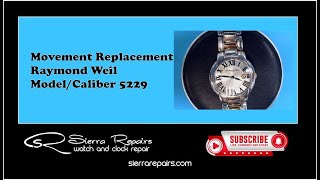 Raymond Weil 5229 Battery Replacement | Sierra Repairs