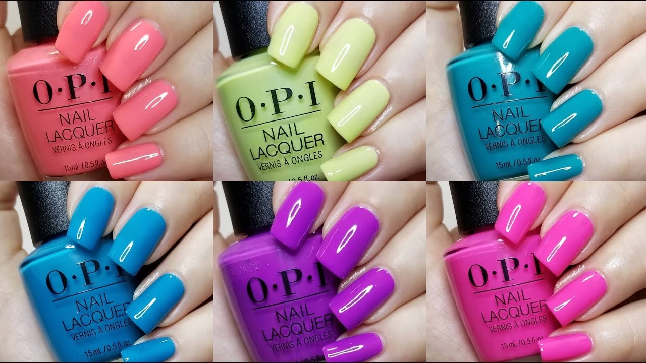 Neon Collection Swatches (Summer 2019)