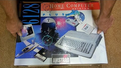 Amstrad 6128 Plus Unboxing & Playtest