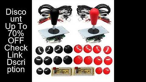 Copy SANWA Game Machine Arcade Console DIY Kit 8 Way Joystick Push Buttons For PC Raspberry Pi Zero