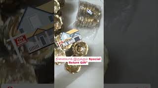 Return gift Chandana kinnam successfully delivered to the housewarming function. pure brass 🎁