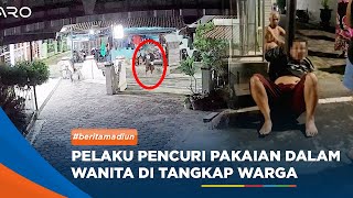 Madiun - Pelaku Pencuri Pakaian Dalam Wanita Di Tangkap Warga