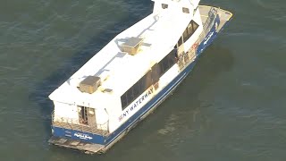 37 Pengers Evacuated After Fire On Board Ny Waterways Ferry