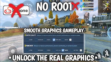 🔥New* HOW TO UNLOCK PERMANENT MAX GRAPHICS & MAX FPS ON CODM ANDROID 10 TO 15 WORKING | SEASON 1