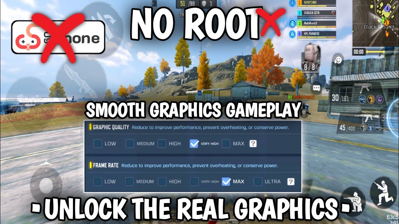🔥New* HOW TO UNLOCK PERMANENT MAX GRAPHICS & MAX FPS ON CODM ANDROID 10 ...