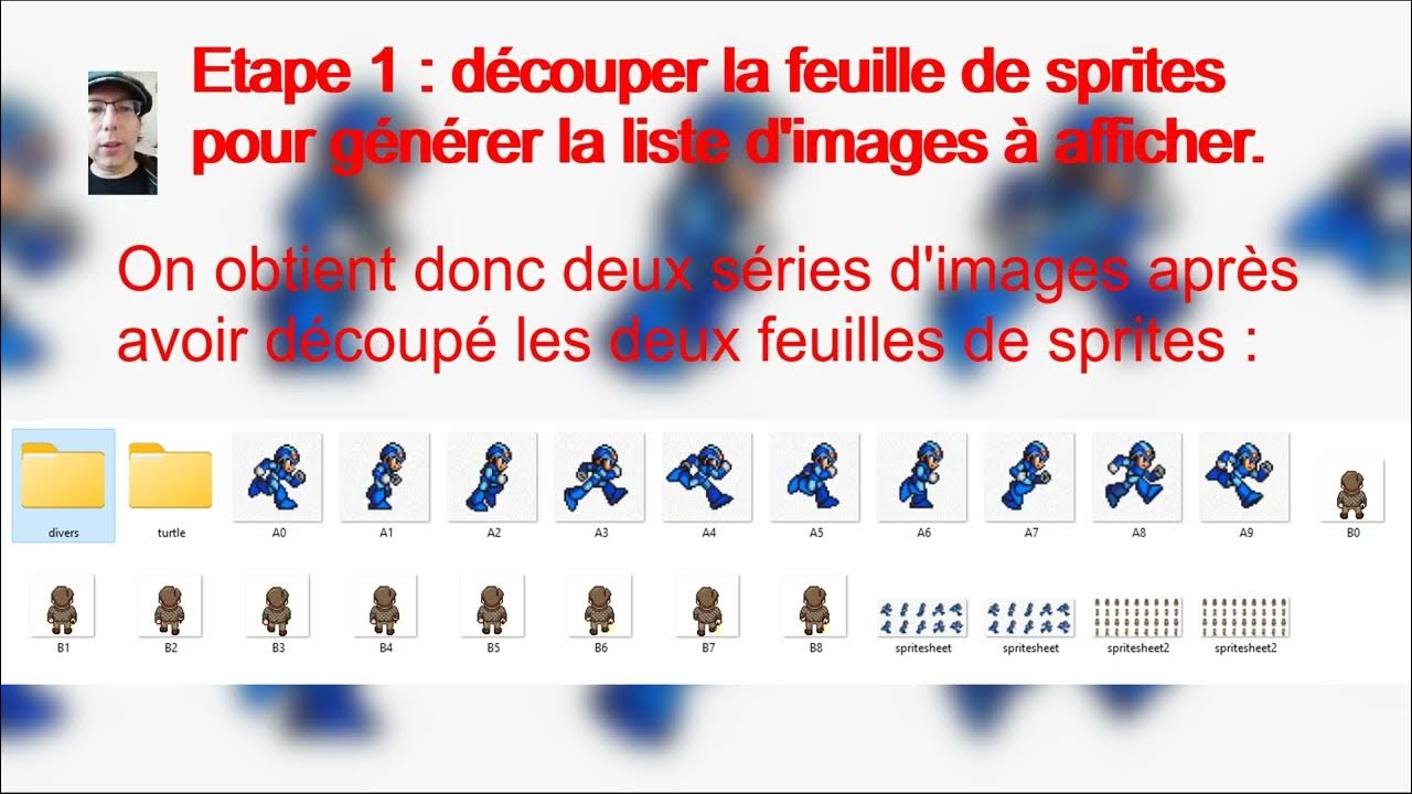 tuto python animation de sprite tkinter - YouTube