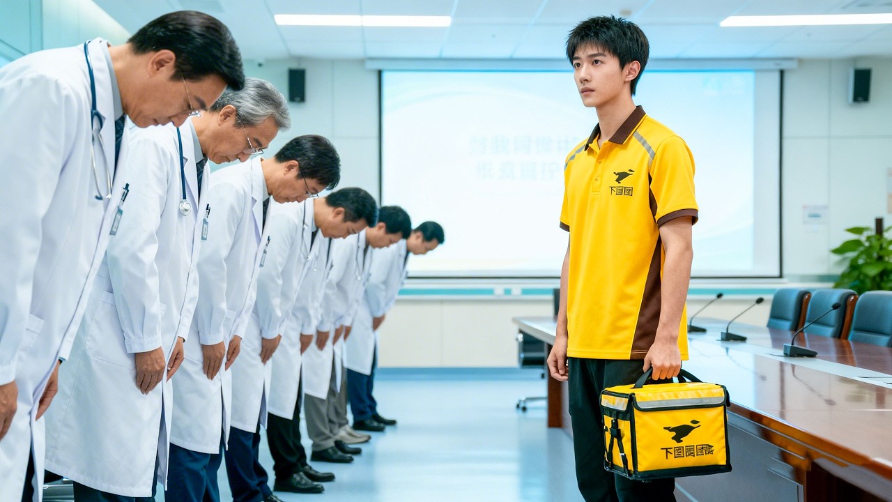 Médico desprecia repartidor. Es doctor de Harvard. Sorprende al director con una frase!