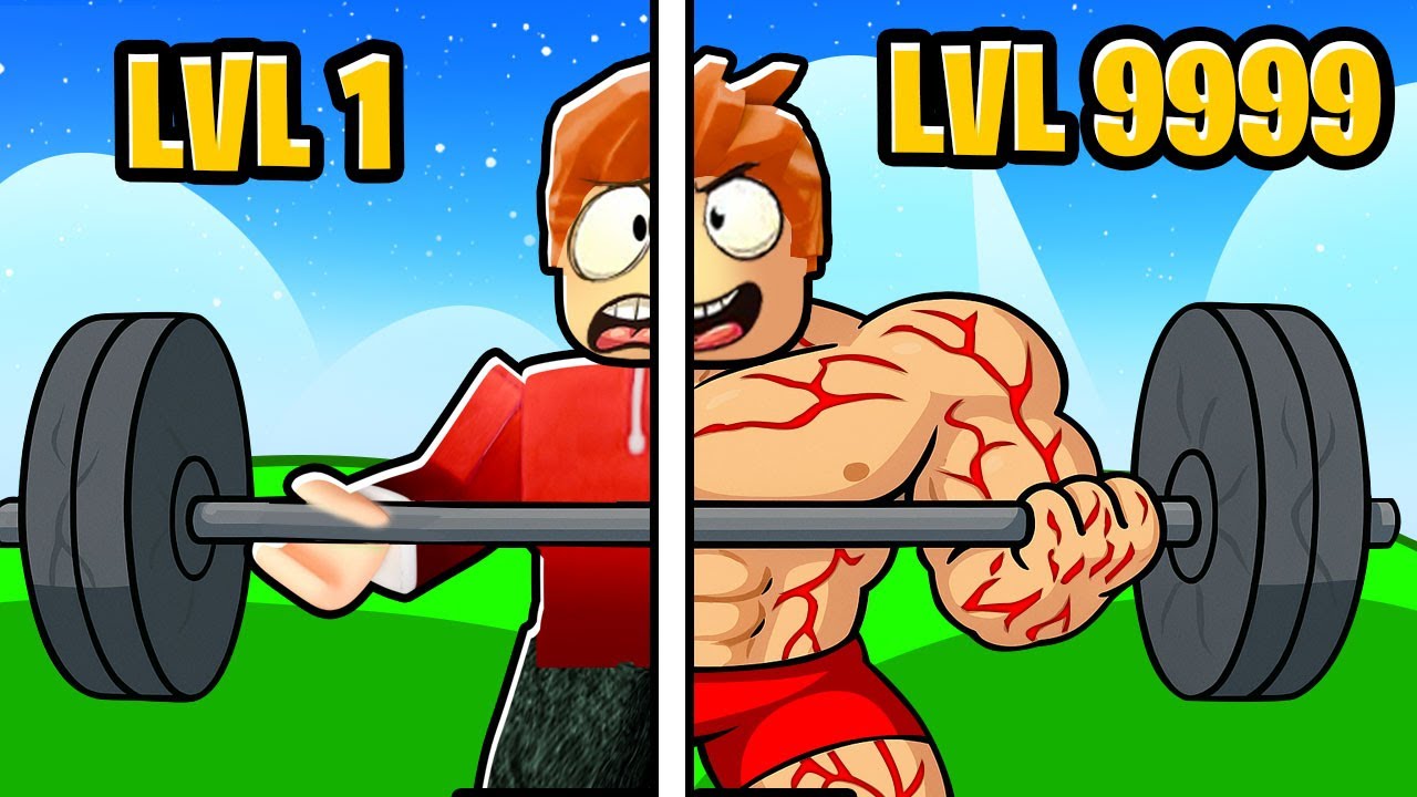 ROBLOX CHOP AND FROSTY PICKUP THE STRONGEST BARS IN GYM