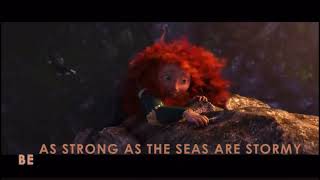 Disney Pixar Brave Touch the Sky Lyrics Sing Along Music Video