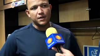 2012 MLB ALL STAR GAME KANSAS CITY ONE ON ONE'S: MIGUEL CABRERA.