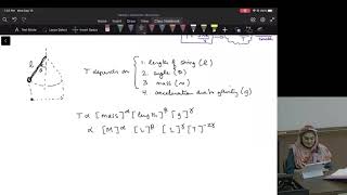 Dimensional analysis - Find the period of simple pendulum using dimensional analysis.