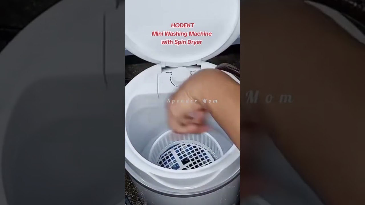 Quick Guide: How to Install the Dryer Basket on Your HODEKT 4.5kg Mini Washing Machine