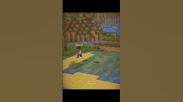 Minecraft Bedrock Aqua Seed Moment