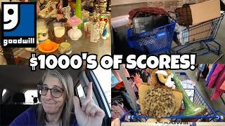 I FOUND A GOLDMINE AT GOODWILL! (You won't believe these scores)