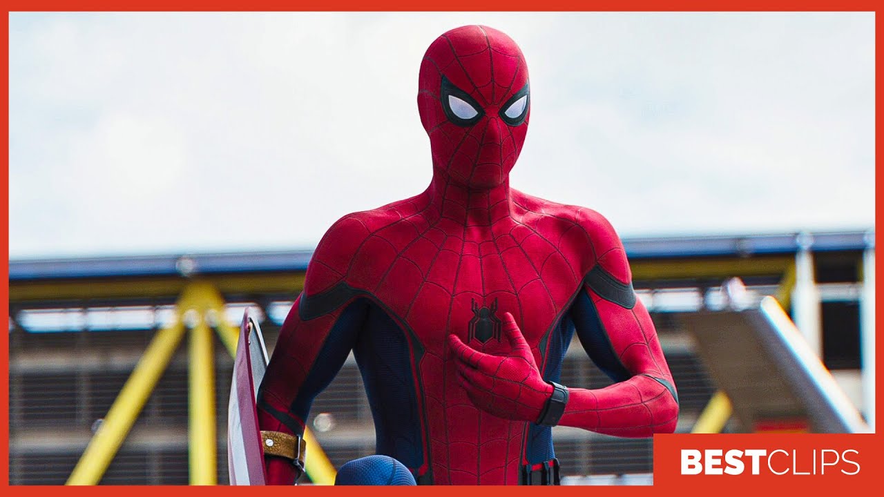 Download Avengers Meets Spider Man Scene | Captain America Civil War (2016) Movie CLIP 4K