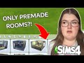 I tried building a sims house using ONLY styled rooms