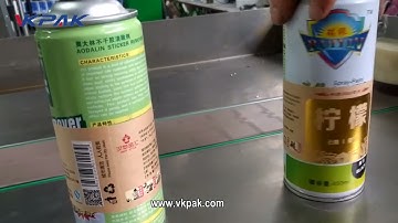 Automatic Aerosol Can Tin Labeling Machine