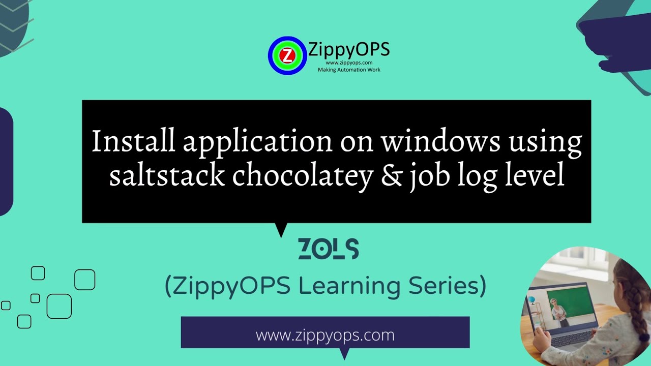 Install application on windows using saltstack chocolatey & job log