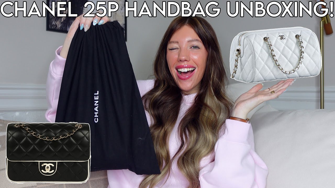 CHANEL 25P BAG UNBOXING + WHAT FITS INSIDE! | Kenzie Scarlett
