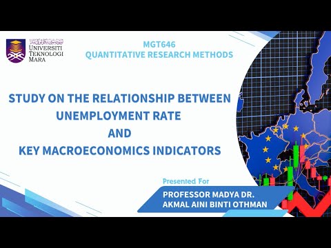 MGT646 | JBA2425A | THE RELATIONSHIP BETWEEN UNEMPLOYMENT RATE AND KEY ...